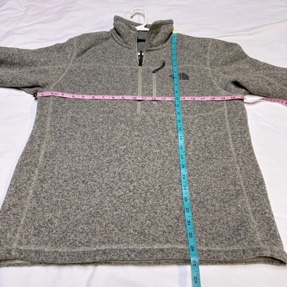 The North Face Gordon Lyons 1/4-Zip Men’s‎ Medium Heather Gray EUC